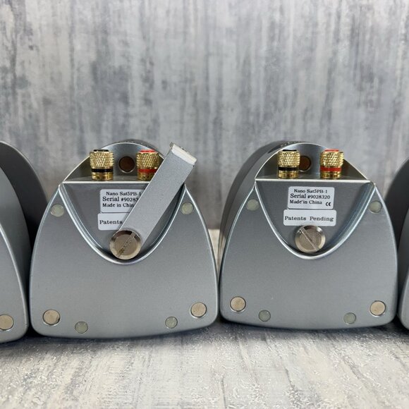 Mirage Nanosat Set Of 5 Speakers Black Fully Functional - Picture 12 of 14